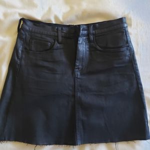 blank NYC black skirt